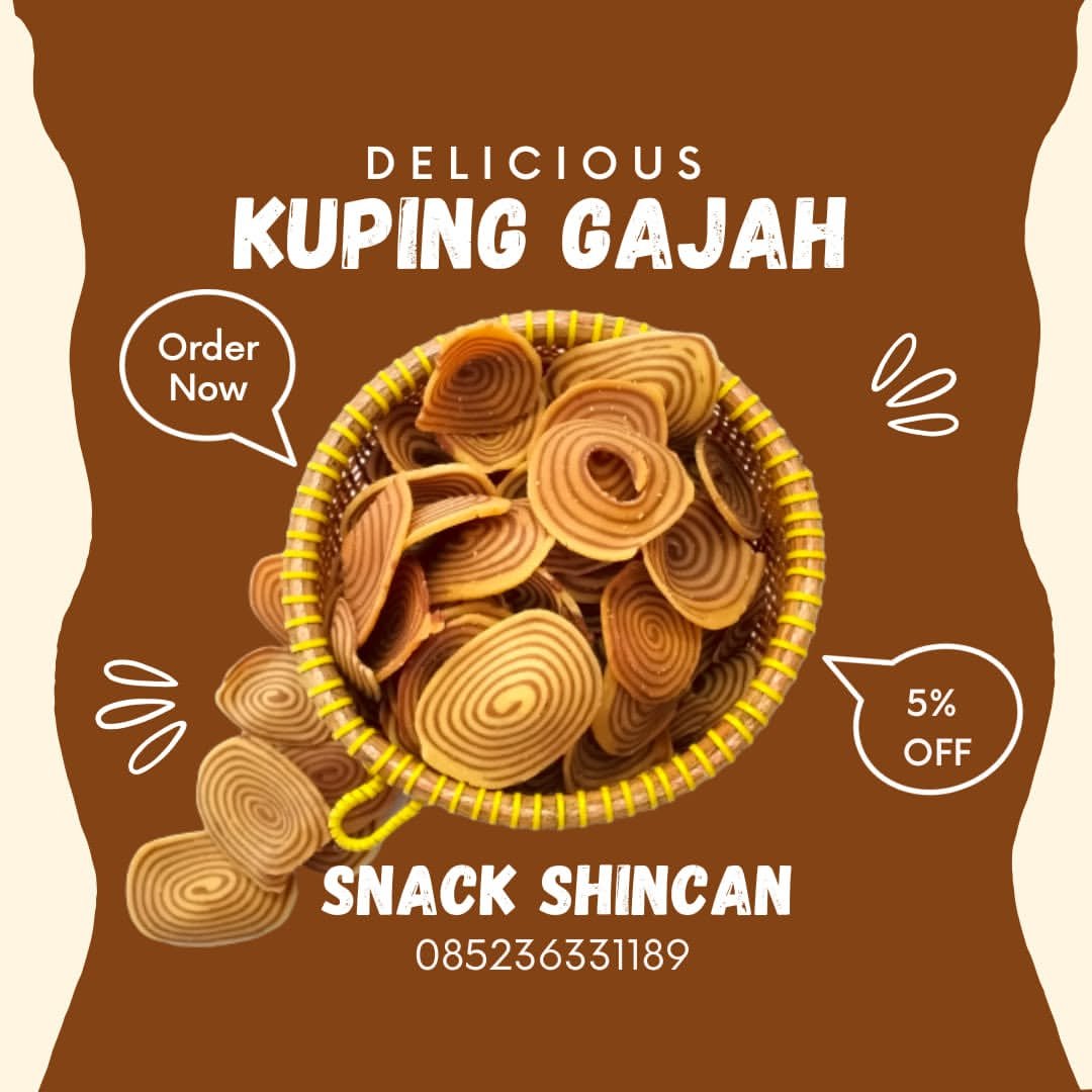 KUE KERING  (KUPING GAJAH )